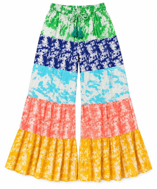Lanidor Samar Boho Tie Dye Pants — Women’s Size M