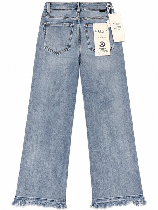 RISEN Raw-Hem Jeans – Size 1/25