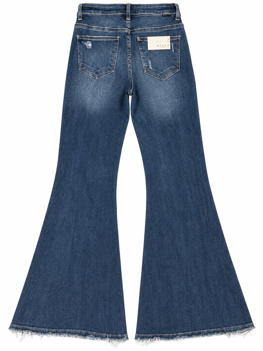RISEN Dark Wash Flare Jeans – Size 0/24